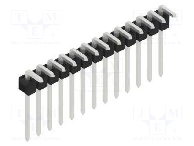 Connector: pin strips; pin header; male; PIN: 13; 2.54mm; THT; 1x13