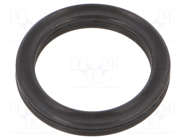 X-ring washer; FPM; Thk: 2.62mm; Øint: 15.54mm; -30÷200°C