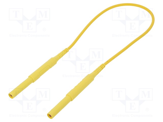 Test lead; 6kVDC; 6kVAC; 16A; 4mm banana plug-4mm banana plug