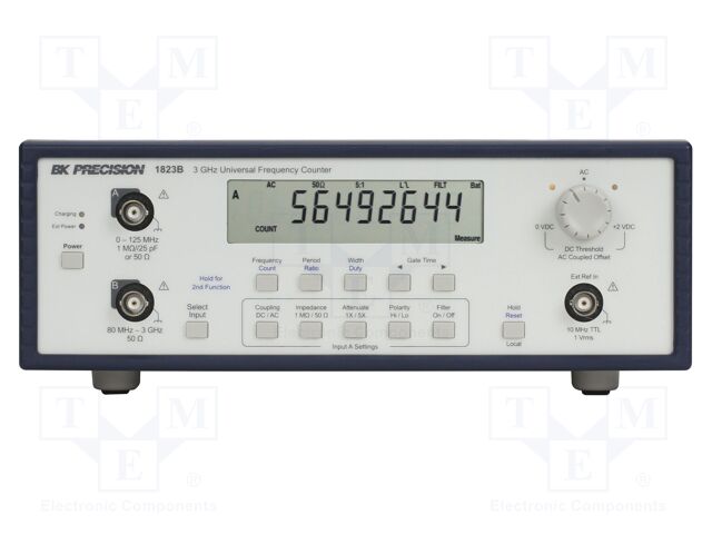 Meter: frequency; LCD 0,5"; 10 digits; Ch: 2; 1mHz÷3GHz; 5÷40°C
