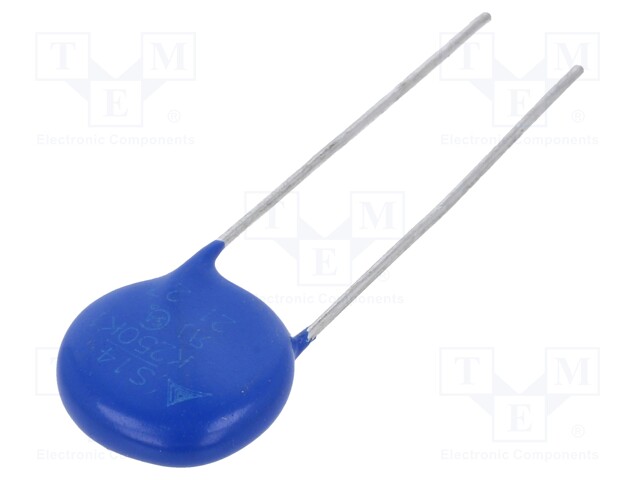 TVS Varistor, 250 V, 270 V, AdvanceD-MP, S14 B722 Series, 650 V, Disc 14mm