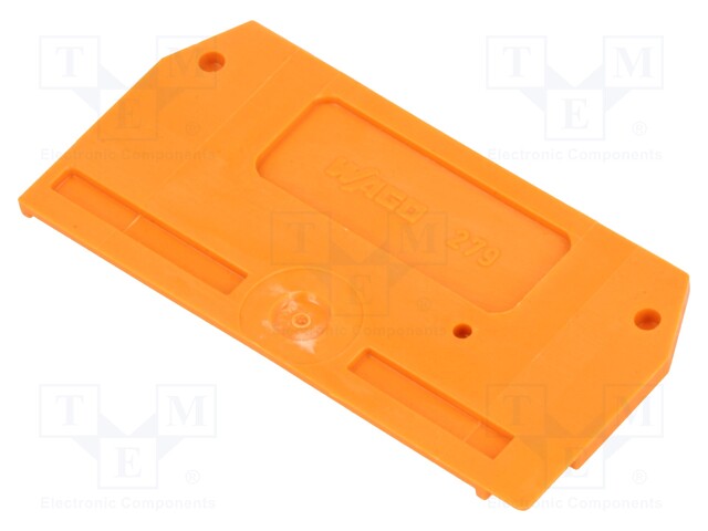 End/partition plate; Application: 279-9; orange; 2x27x52mm