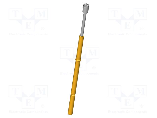 Test needle; Operational spring compression: 8mm; 5A; Ø: 2mm; 3N