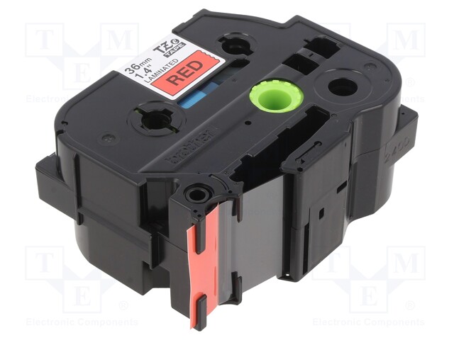 Tape; Width: 36mm; Colour: red; Character colour: black; L: 8m