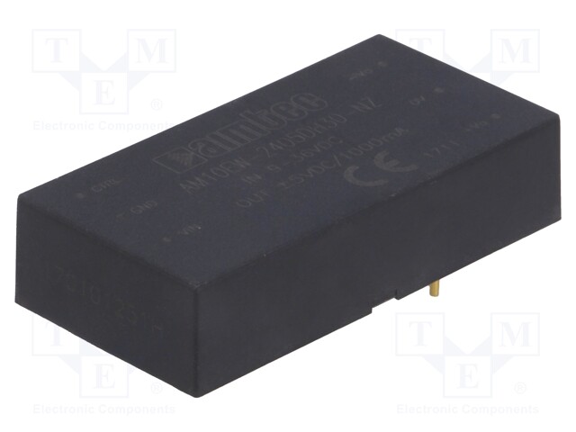 Converter: DC/DC; 10W; Uin: 9÷36V; Uout: 5VDC; Uout2: -5VDC; Iout: 1A