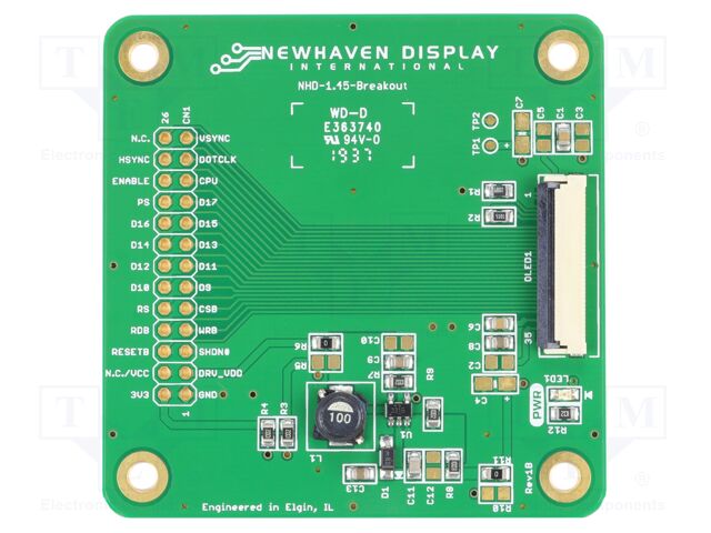 Extension module; 60x60x3.6mm; Interface: serial