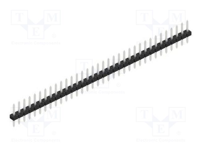Connector: pin strips; pin header; male; PIN: 34; 2mm; THT; 1x34