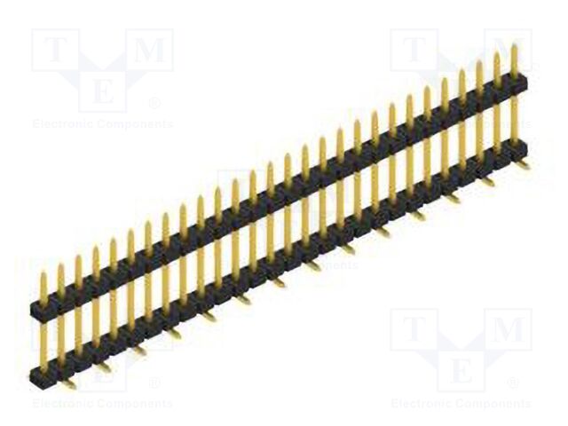 Connector: pin strips; pin header; male; PIN: 28; 2mm; SMT; 1x28
