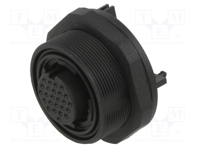 Connector: circular; socket; female; PIN: 25; 1A; 50V; IP68,IP69K