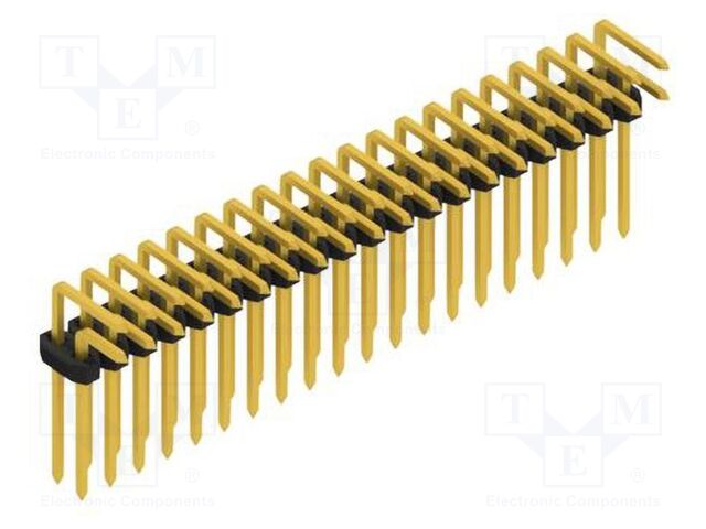 Connector: pin strips; pin header; male; PIN: 40; 2mm; THT; 2x20