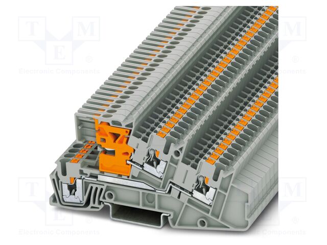 Splice terminal: rail; PA; terminals: 3; W: 5.2mm; H: 101mm