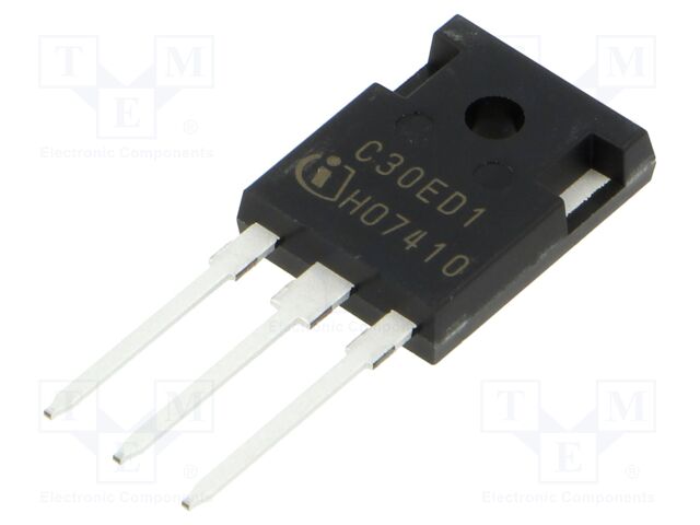 Fast / Ultrafast Diode, 650 V, 30 A, Dual Common Cathode, 1.7 V, 71 ns, 120 A