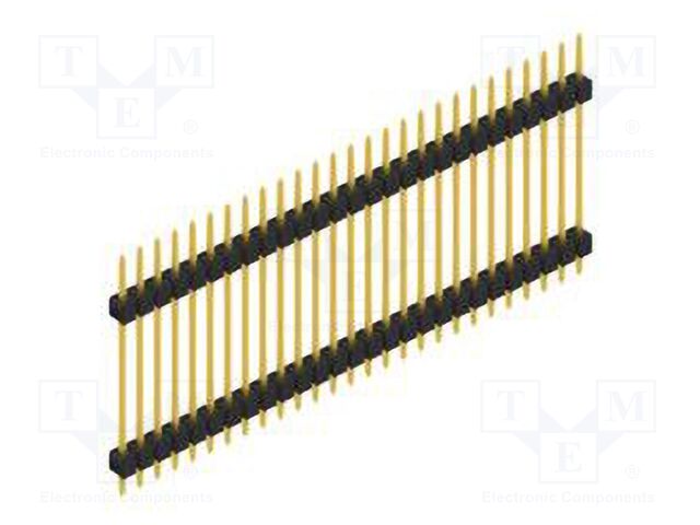Connector: pin strips; pin header; male; PIN: 27; 2.54mm; THT; 1x27