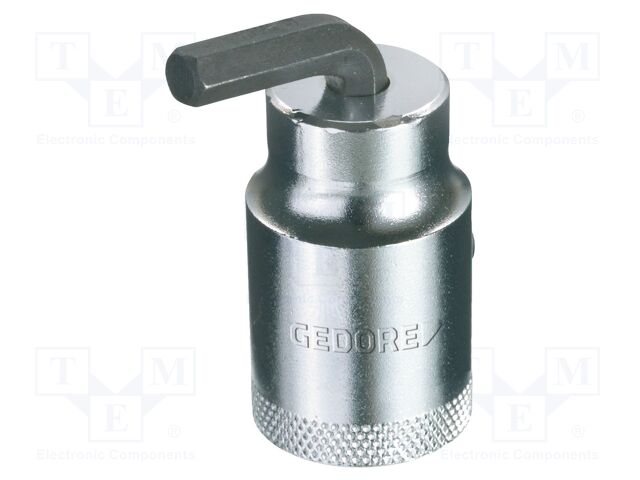 Socket; hex key,socket spanner; 6mm; 16mm; Chrom-vanadium steel