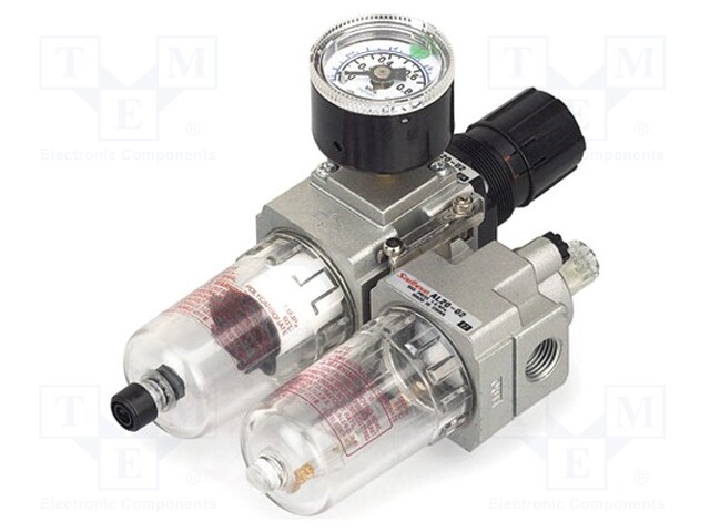 Air preparation set; G 3/4"; inside; 4000l/min; 5um; -5÷60°C