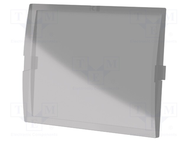 Front panel; prominent