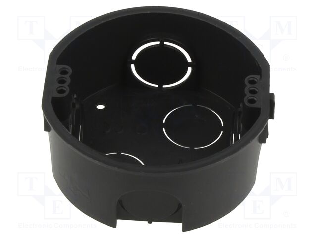 Enclosure: junction box; Ø: 71mm; plaster embedded; without cover