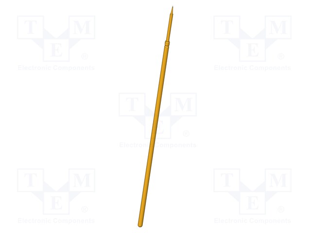 Needle-like test probe; Operational spring compression: 4.3mm