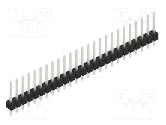 Connector: pin strips; pin header; male; PIN: 25; 2.54mm; THT; 1x25