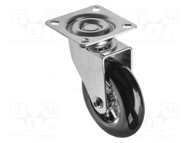 Furniture wheel; Ø: 75mm; without rest position