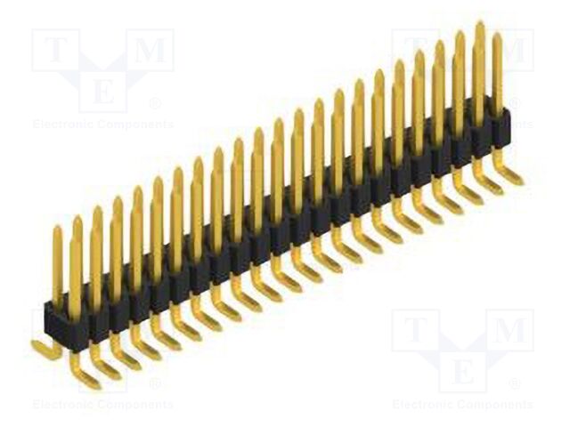 Connector: pin strips; pin header; male; PIN: 44; 1.27mm; SMT; 2x22
