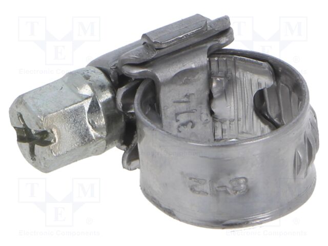 Worm gear clamp; W: 9mm; Clamping: 8÷12mm; steel; WD9; W2