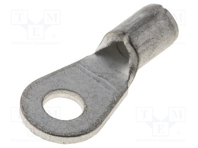 Ring terminal; M2,5; 0.5÷1mm2; crimped; for cable; non-insulated