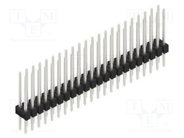 Connector: pin strips; pin header; male; PIN: 44; 2.54mm; THT; 2x22