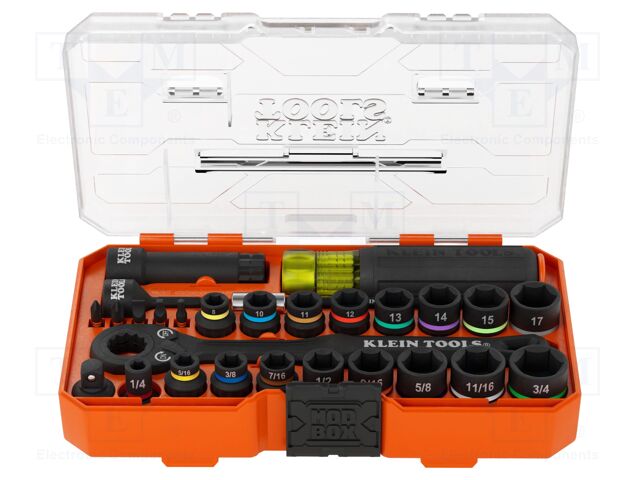 Socket: 6-angles-set; inch,metric,socket spanner,impact; 3/8"