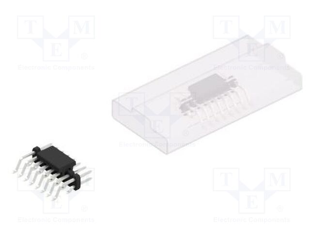 Connector: pin strips; pin header; male; PIN: 16; 2mm; SMT; 2x8; 100V