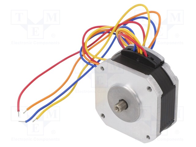 Motor: DC; 2-phase,bipolar,stepper; 24VDC; step 1,8°; 0.186Nm; 1A