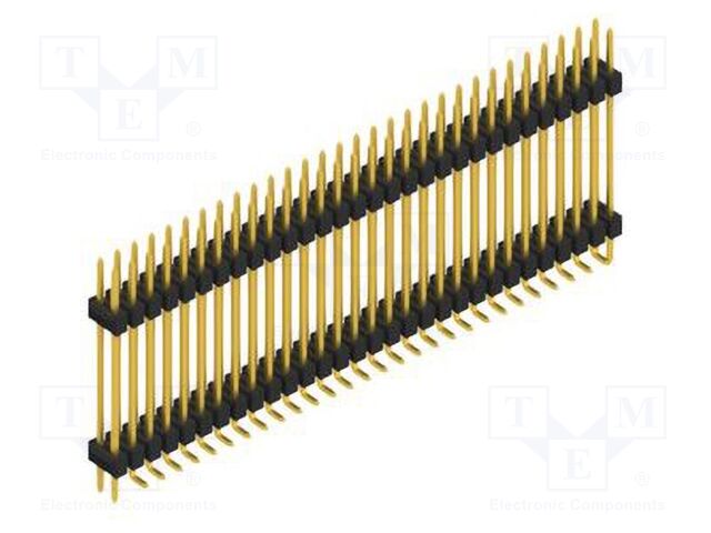 Connector: pin strips; pin header; male; PIN: 60; 2.54mm; SMT; 2x30