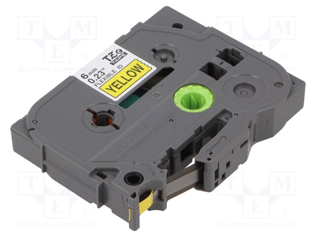 Tape; Width: 6mm; Colour: yellow; Character colour: black; L: 8m