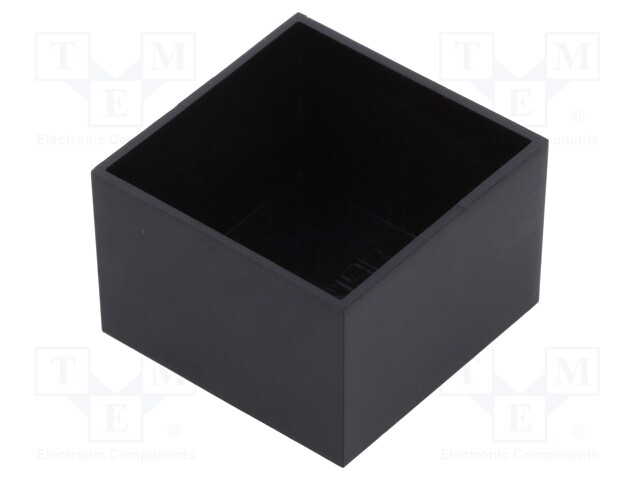 Enclosure: designed for potting; X: 28.7mm; Y: 28.7mm; Z: 19mm; ABS
