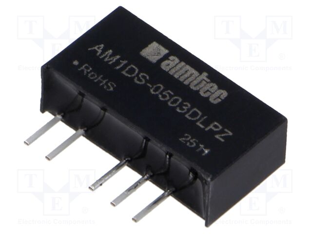Converter: DC/DC; 1W; Uin: 4.5÷5.5V; Uout: 3.3VDC; Uout2: -3.3VDC