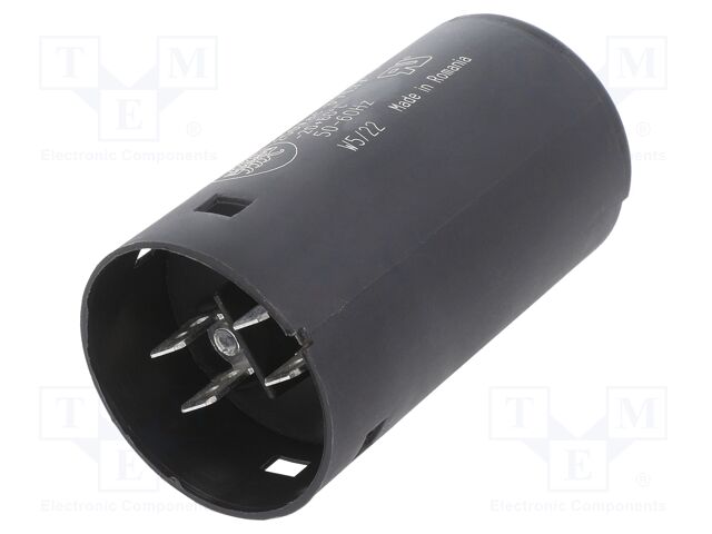 Capacitor: electrolytic; 40uF; Ø36.5x68.5mm; ±10%; M8 screw