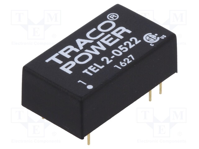 Converter: DC/DC; 2W; Uin: 4.5÷9V; Uout: 12VDC; Uout2: -12VDC; DIP16