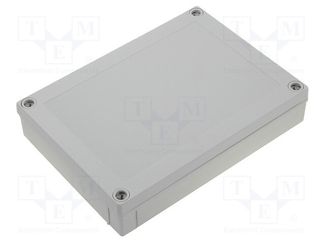 Enclosure: multipurpose; X: 130mm; Y: 180mm; Z: 35mm; MNX; grey; IK08