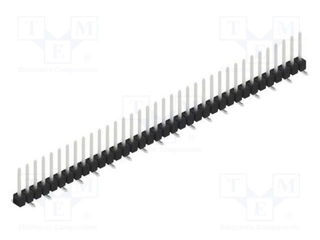 Connector: pin strips; pin header; male; PIN: 36; 2.54mm; SMT; 1x36