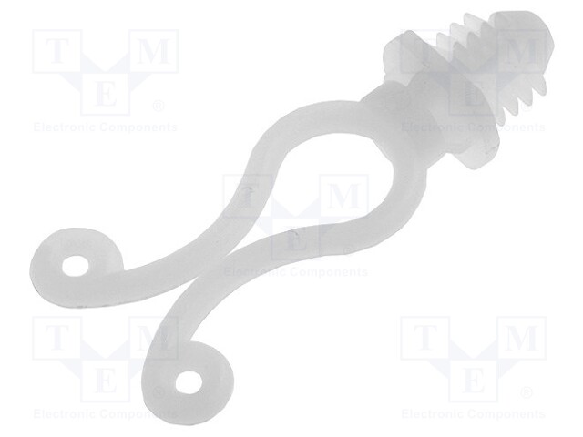 Cable clips; ØBundle : 7.6÷10.2mm; polyamide; natural