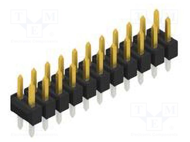 Connector: pin strips; pin header; male; PIN: 22; 2.54mm; THT; 2x11