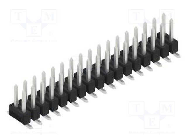 Connector: pin strips; pin header; male; PIN: 34; 2.54mm; SMT; 2x17