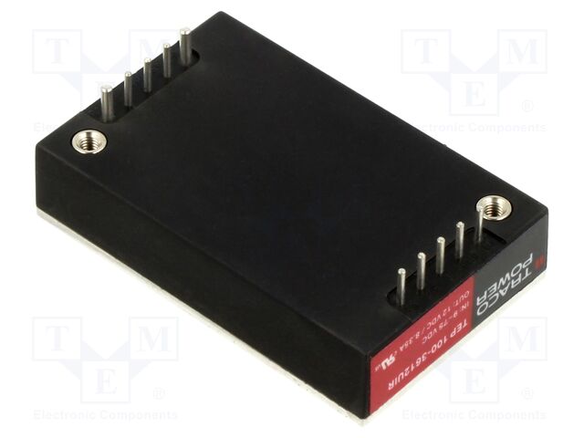 Converter: DC/DC; 100W; Uin: 9÷75V; Uout: 12VDC; Iout: 8.35A; 64g