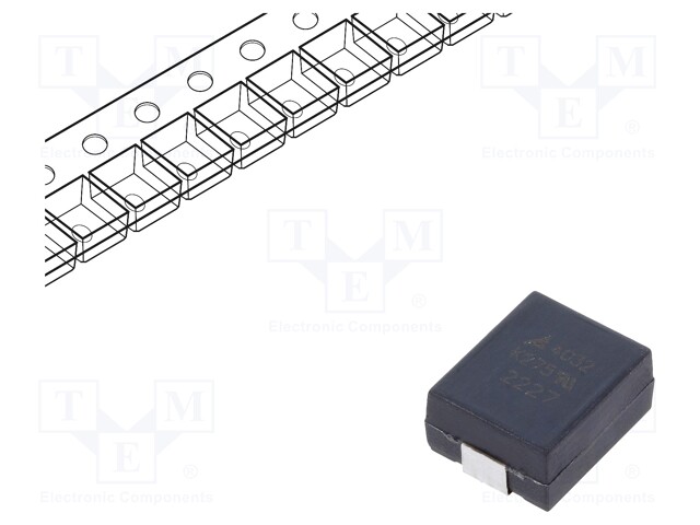 Varistor: metal-oxide; SMD; 4032; 275VAC; 350VDC; 21J; 1.2kA; 250mW