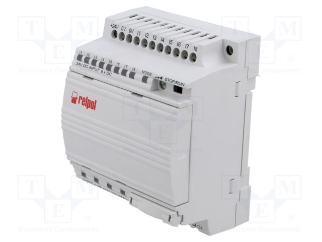Programmable relay; 250VAC/10A; IN: 8; Analog in: 2; OUT: 4; NEED