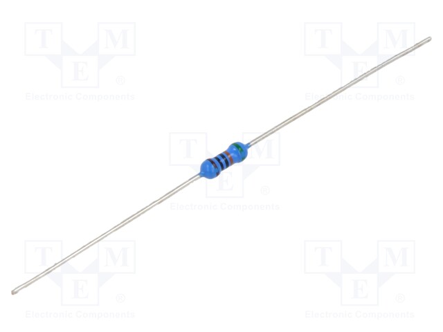 Resistor: metal film; THT; 100kΩ; 250mW; ±0.5%; 6.3x2.3mm; 10ppm/°C