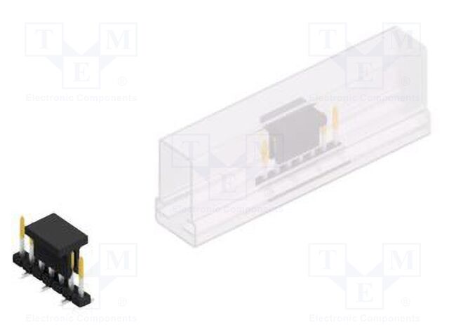 Connector: pin strips; pin header; male; PIN: 7; 2mm; SMT; 1x7; 100V