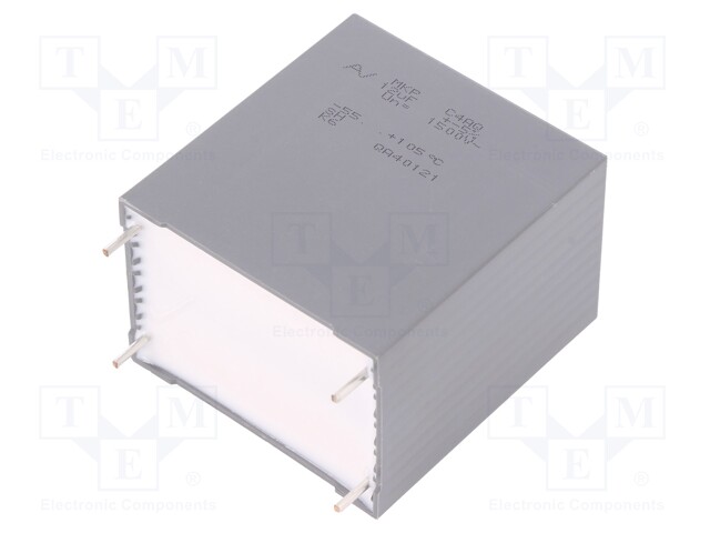 Capacitor: polypropylene; DC-Link; 12uF; ESR: 4.1mΩ; C4AQ; THT; ±5%