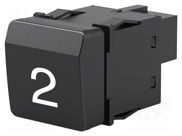 Switch: push-button; Pos: 2; SPST-NO; 0.05A/12VDC; OFF-(ON); 09