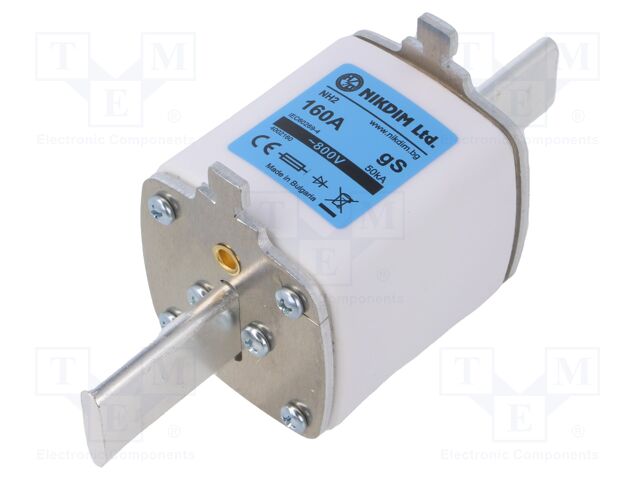 Fuse: fuse; 160A; 800VAC; gS; industrial; NH2